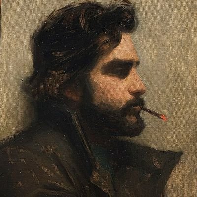 cosmicserif's profile picture. Within the mind's crucible, morphosis brews,
Shattered thoughts reborn, profound hues.