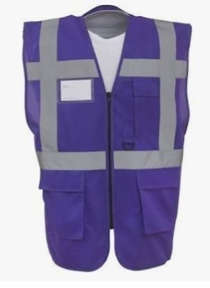 The fight back against road blocks and vandalism.
Anyone wearing a purple vest can help unblock our roads, or protect our monuments and art.