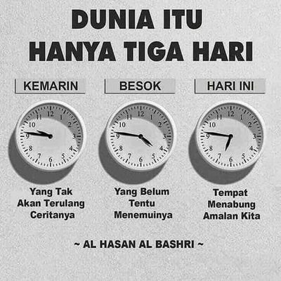 Sabar sabar sabar dan tunggu