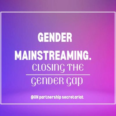 Gender Mainstreaming across all sectoral policies and legal frameworks.