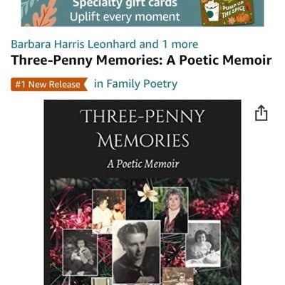 Amazon Best Seller. Three-Penny Memories: A Poetic Memoir. (@Experimentsinfc, 2022). Pushcart Nomination, 2022. Editor: MasticadoresUSA.