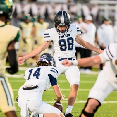 Lone Star HS | C/O 25 | @LSHS_FBRecruits #88 4⭐️K/3.5⭐️P🏈 | TX 5A All State 1st Team Kicker & 2nd Team Punter |@prosourceteam #23 C/3B⚾️ 6’1 185 lbs | 3.88 GPA