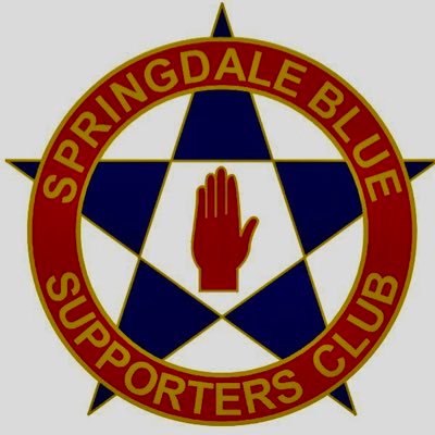 Linfield Supporters Club established 1952. Based in Jumna Street Blues on Shankill Road