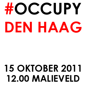 Het officiële Twitter account voor OccupyDenHaag, met nieuws en info over de vreedzame bezetting sinds 15 oktober.