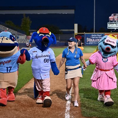 Official Mascots for @spokaneindians ⚾️