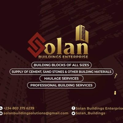 CEO, Solan Buildings Ent.

Deputy Leader, Etinan Legislative Council,
Councilor representing Southern Iman Ward 2, Etinan LGA, Akwa Ibom State.