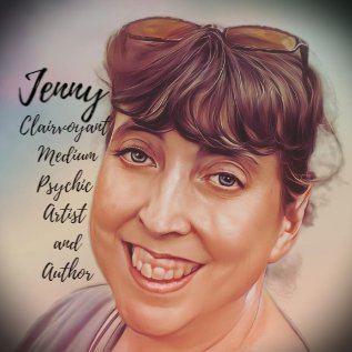 Clairvoyant Medium, Psychic Artist, Illustrator & Author. 45+ years psychic experience. Memoir 'Why Do Angels Have Wings?' available at Amazon #JennyPughPsychic