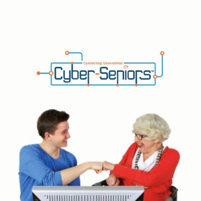 Cyber-Seniors provides FREE technology support and training for senior citizens     👵 📲  💛  💻