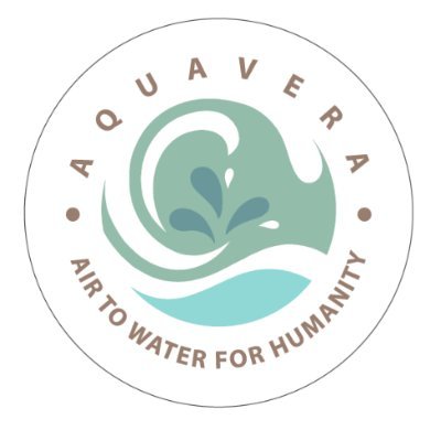 Aquavera_org's profile picture. Air-to-water charity 
Our goal: Accelerate access to free, drinkable water to everyone, everywhere on the planet thanks to innovative "air-to-water" technology.
