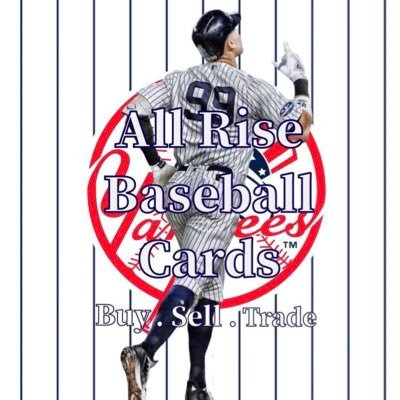 3k followers/500+ deals made on IG- @real_allrise_baseballcards| Buy/Sell/Trade| PC-Judge!| Other PC- Yankees,Broncos,Trout,Griffey,Mays, Aaron| Always dealing|