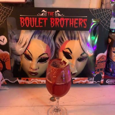we talk true crime and whip up specialty cocktails! always talkin Dragula, cats, and current events too. check our link!