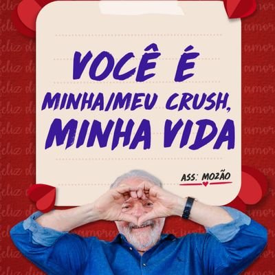 Novo programa do Governo Lula - MEU CRUSH MINHA VIDA, onde todos vão ganhar o BolsaNamoro e namorar Chame na DM!! #MeuCrushMinhaVida