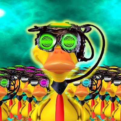 Cyborg🤖Duck⚡Genesis was crafted with seven animated layers and three Legendary traits; Necklace, Nose-ring, and Tattoo.
https://t.co/0fAMPON7H5 🔎cyborg duck