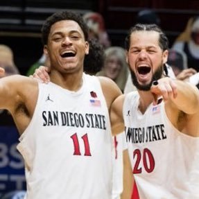 A host of the Aztec Breakdown pod. SDSU Basketball, The Arsenal, Lakers.