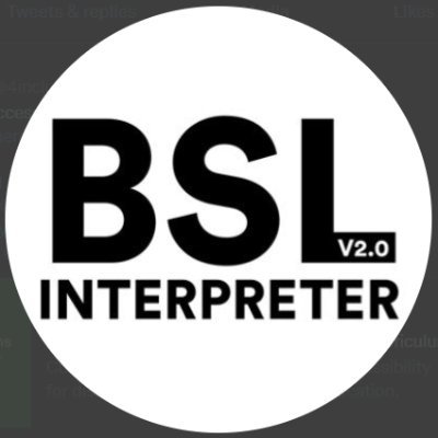 Registered BSL/English. Happy to listen & debate respectfully. supporting the profession. Emails to: theBSLterp@gmail.com