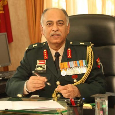Official Twitter Account Lt Gen MMS Rai Ex Vice Chief of Army Staff. (2015-16)