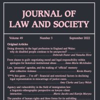 The Journal of Law and Society (@journlawsociety) 's Twitter Profile Photo The Journal of Law and Society (@journlawsociety) 's Twitter Profile Photo