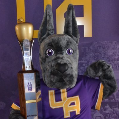 6’8 in real life, 6’9 on the roster | Constantly in and out of the dog house | Official mascot of @UAlbanySports