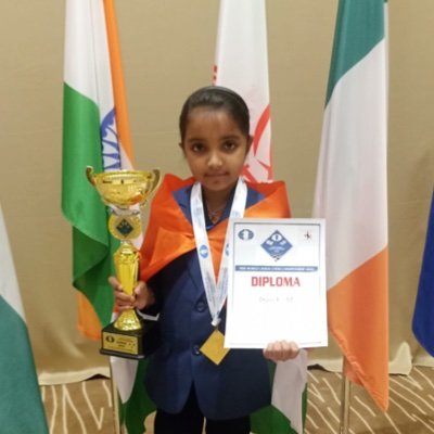 U-8 | World cadet chess champion 2022 | Commonwealth Chess Champion 2022 | ASIAN youth GOLD and Silver Medalist 2022
