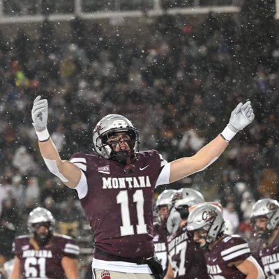 University of Montana football #11 🏈 ... I'm waiting on my own 🙇🏼. FCS Freshman and Sophomore All American TE back to back years