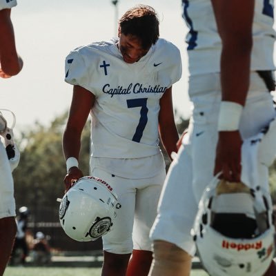 QB| Class of 2024| 3.7 GPA📚| Capital Christian High School🐾|5'10 170| NCAA ID# 2105181230|