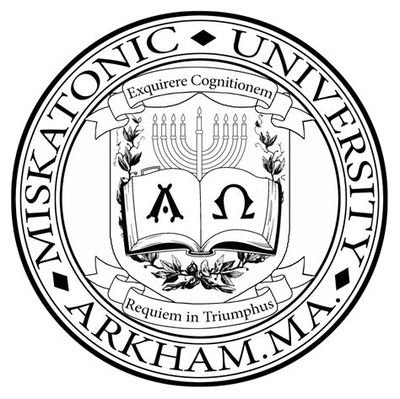 Miskatonic University - Excellence, Fine and Prestige Educational Private Institution. Founded by Professor Dr.Howard Phillips Lovecraft PhD in 1922. 🪬🐙 🔞