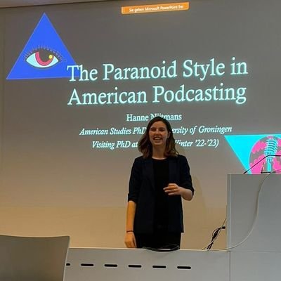 PhD candidate studying paranoia in American fictional podcasts/ American Studies @ University of Groningen/ fellow at FU Berlin/ host of The Paranoid Podcaster