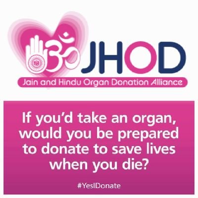 Jain and Hindu Organ Donation Alliance is a charity that aims to help save and transform lives.  https://t.co/CwHdBTbV7t