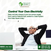 Solar Haven Nigeria Limited(@TheSolarHaven) 's Twitter Profile Photo