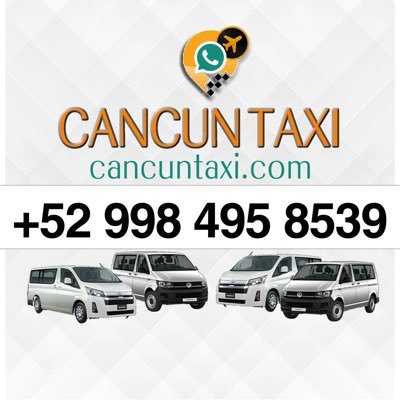 Cancun Airport Taxi to all destinations in Cancun, Holbox and Riviera Maya. We are available for pick up and drop off by Minivan and Van for the most reliable