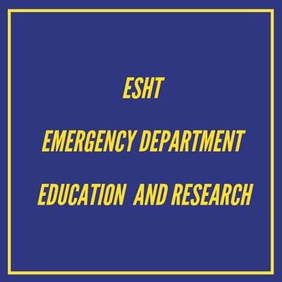 Sharing and posting all things Emergency Department Education and Research at ESHT and beyond.