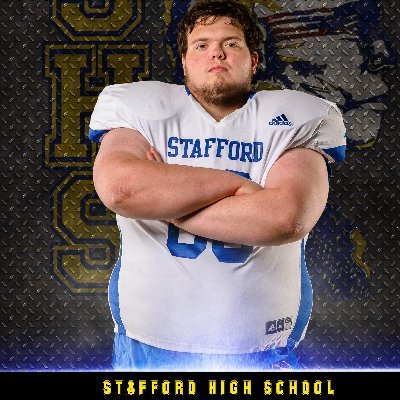 6' 3 380 lbs/ Co 2024 Right Guard /Stafford High School/GPA 3.65/5-10-15= 4.55s/ https://t.co/RZBs9nOEO6….   Committed to Washington and Jefferson