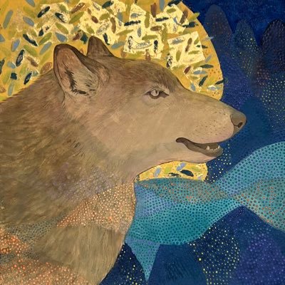 日本画/オオカミときどき恐竜/横橋成子/自由な絵描き|BASE・minne・suzuriのみ通販中 最近カメラもたのしい*作品等の無断転載禁止 (藝大日本画卒🐺) Instagram :https://t.co/Spd2MuADg9