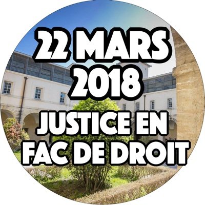 22 mars 2018 : Justice en fac de droit