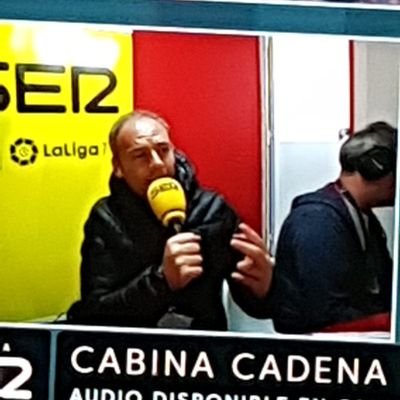 Periodista de la Cadena Ser ,colaborador del Diario As y de B+ .Disfruto del momento porque nada es para siempre.