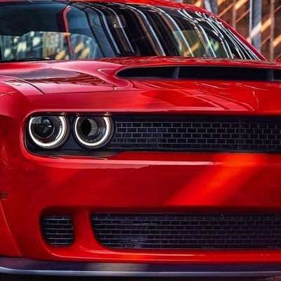 I really love cars and especially this beautiful car : dodge Challenger démon str ❤️‍🔥