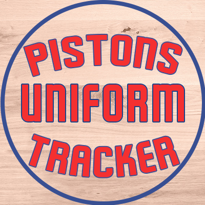 Just a fan keeping track of Detroit Pistons uniform-related stuff. Sometimes I’ll post the results the next morning. Not affiliated with the team.