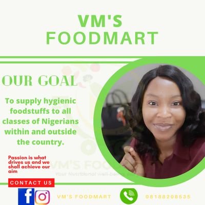 VM's FOODMART is your one stop foodstuff store where you shop all Nigerian locally produced and processed groceries at ease.