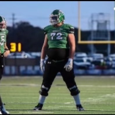 BlueGrey All American Winner 2024 Azle - Football, Powerlifting, Track - Left Guard, Defensive tackle- Height 6’4, Weight 325lbs LLJ 🕊️