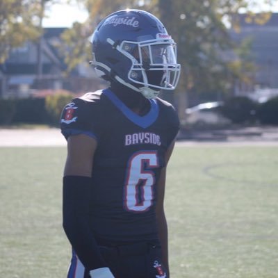 Bayside HS, NY⚓️ WR/DB🏈 Class of 2023🎓 6’3 160💫 GPA 3.2✏️