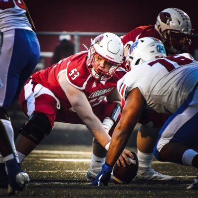 LandonM53's profile picture. Center #53 | Class of 2024| | 6’1” 280lbs | 4.0 GPA | Camden Fairview high school | All conference  2021 & 2022|
