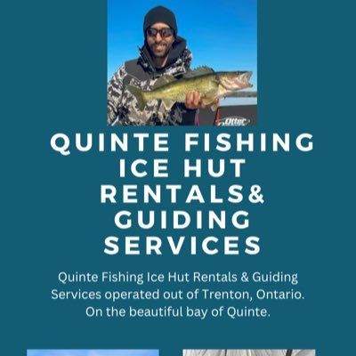 Welcome To Quinte Fishing Ice Hut Rentals & Guiding services. We are located on the Beautiful Bay Of Quinte.