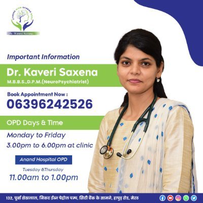 Dr Kaveri Saxena
