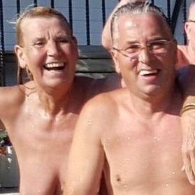 Sue Married to Mike, both avid naturists, enjoying life retired and nude,Sue spends more time on here so expect her to reply.
Sue born Bristol Mike Cardiff