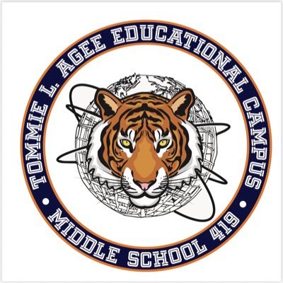 Middle School 419 is Home of the BRAVE Tigers 🐅 We are located in The Tommie L. Agee Educational Campus #LGM 111-10 Astoria Blvd. East Elmhurst, NY 11369