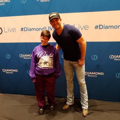 I am a country music fan I have a huge crush on Cole Swindell I have written a song for him I was going to tell him 2 years ago I met his guitar player Clayton