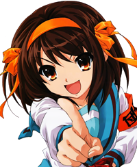 gkfngl's profile picture. 히가시 중학교 출신, 스즈미야 하루히. 평범한 트위터리안에겐 흥미 없습니다. 
이 중에 우주인, 미래인, 이세계인(異世界人), 초능력자가 있다면 저에게 팔로우 하십시오. 이상.