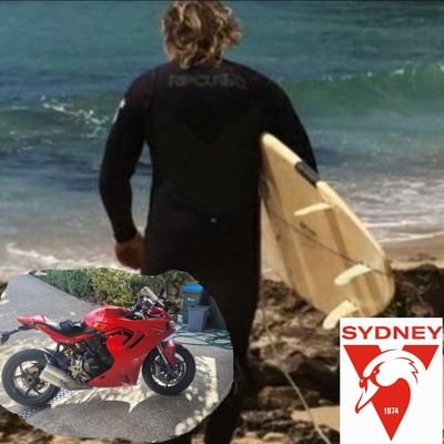 South Australian, Surf, Ducatisti,Sydney Swans Member.
