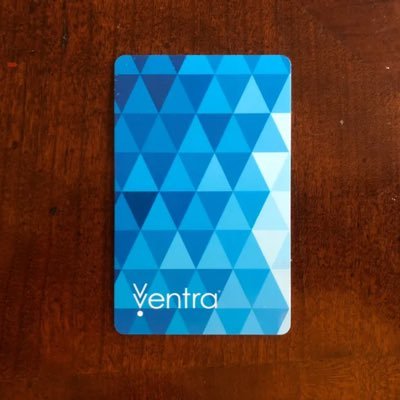 a shiny Ventra card. never used.