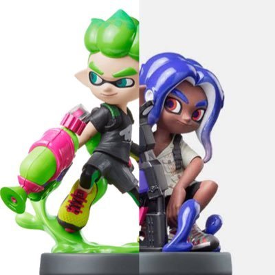 スプラ＆Twitterわかばランク。amiiboっぽい鬼畜ロールプレイ中。スプラトゥーン2→ボーイ（ネオングリーン）、スプラトゥーン3→オクトリング（ブルー）のブキ＆ギア縛り。無言フォロー歓迎♩フォロバ連打しまくります。イカよろしくお願い致しまスシざんまい。（フレコ：SW-6905-6603-1115）